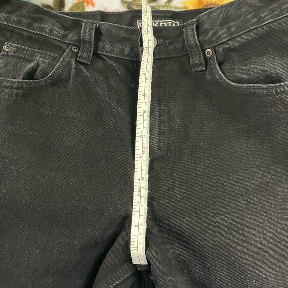 Dakota Black Straight Leg Jeans Mens 33x32 Workwear Cotton Denim - Picture 4 of 8